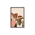 Picture of Color Block Leaves IV _GroupedProduct_Rectangle_Portrait_Canvas_Framed_