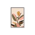 Picture of Color Block Leaves VI _GroupedProduct_Rectangle_Portrait_Canvas_Framed_