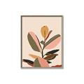 Picture of Color Block Leaves VI _GroupedProduct_Rectangle_Portrait_Canvas_Framed_