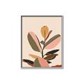 Picture of Color Block Leaves VI _GroupedProduct_Rectangle_Portrait_Canvas_Framed_