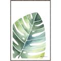 Picture of Tropical Leaf II _GroupedProduct_Rectangle_Portrait_Canvas_Framed_