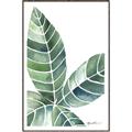 Picture of Tropical Leaf IV _GroupedProduct_Rectangle_Portrait_Canvas_Framed_