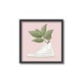 Picture of Plant Shoe Pink _GroupedProduct_Square_Canvas_Framed_