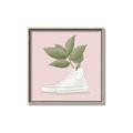 Picture of Plant Shoe Pink _GroupedProduct_Square_Canvas_Framed_