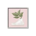 Picture of Plant Shoe Pink _GroupedProduct_Square_Canvas_Framed_