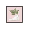 Picture of Plant Shoe Pink _GroupedProduct_Square_Canvas_Framed_