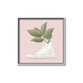 Picture of Plant Shoe Pink _GroupedProduct_Square_Canvas_Framed_