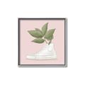 Picture of Plant Shoe Pink _GroupedProduct_Square_Canvas_Framed_