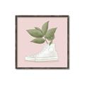 Picture of Plant Shoe Pink _GroupedProduct_Square_Canvas_Framed_