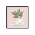 Picture of Plant Shoe Pink _GroupedProduct_Square_Canvas_Framed_
