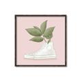 Picture of Plant Shoe Pink _GroupedProduct_Square_Canvas_Framed_