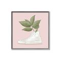 Picture of Plant Shoe Pink _GroupedProduct_Square_Canvas_Framed_