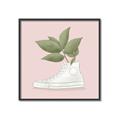 Picture of Plant Shoe Pink _GroupedProduct_Square_Canvas_Framed_