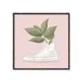 Picture of Plant Shoe Pink _GroupedProduct_Square_Canvas_Framed_