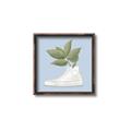 Picture of Plant Shoe Blue I _GroupedProduct_Square_Canvas_Framed_