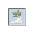 Picture of Plant Shoe Blue I _GroupedProduct_Square_Canvas_Framed_