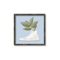 Picture of Plant Shoe Blue I _GroupedProduct_Square_Canvas_Framed_