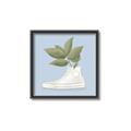Picture of Plant Shoe Blue I _GroupedProduct_Square_Canvas_Framed_
