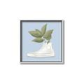 Picture of Plant Shoe Blue I _GroupedProduct_Square_Canvas_Framed_