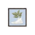 Picture of Plant Shoe Blue I _GroupedProduct_Square_Canvas_Framed_