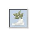 Picture of Plant Shoe Blue I _GroupedProduct_Square_Canvas_Framed_