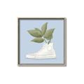 Picture of Plant Shoe Blue I _GroupedProduct_Square_Canvas_Framed_