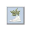 Picture of Plant Shoe Blue I _GroupedProduct_Square_Canvas_Framed_