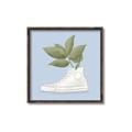 Picture of Plant Shoe Blue I _GroupedProduct_Square_Canvas_Framed_