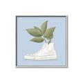Picture of Plant Shoe Blue I _GroupedProduct_Square_Canvas_Framed_
