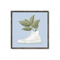 Picture of Plant Shoe Blue I _GroupedProduct_Square_Canvas_Framed_