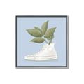 Picture of Plant Shoe Blue I _GroupedProduct_Square_Canvas_Framed_