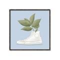 Picture of Plant Shoe Blue I _GroupedProduct_Square_Canvas_Framed_