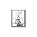 Picture of Hand Drawn Vase _GroupedProduct_Rectangle_Portrait_Canvas_Framed_