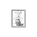 Picture of Hand Drawn Vase _GroupedProduct_Rectangle_Portrait_Canvas_Framed_