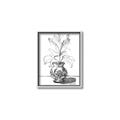 Picture of Hand Drawn Vase _GroupedProduct_Rectangle_Portrait_Canvas_Framed_
