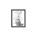 Picture of Hand Drawn Vase _GroupedProduct_Rectangle_Portrait_Canvas_Framed_