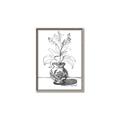 Picture of Hand Drawn Vase _GroupedProduct_Rectangle_Portrait_Canvas_Framed_