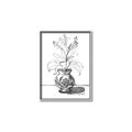 Picture of Hand Drawn Vase _GroupedProduct_Rectangle_Portrait_Canvas_Framed_