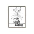 Picture of Hand Drawn Vase _GroupedProduct_Rectangle_Portrait_Canvas_Framed_