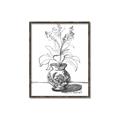 Picture of Hand Drawn Vase _GroupedProduct_Rectangle_Portrait_Canvas_Framed_