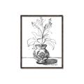 Picture of Hand Drawn Vase _GroupedProduct_Rectangle_Portrait_Canvas_Framed_