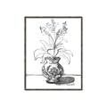 Picture of Hand Drawn Vase _GroupedProduct_Rectangle_Portrait_Canvas_Framed_