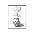 Picture of Hand Drawn Vase _GroupedProduct_Rectangle_Portrait_Canvas_Framed_