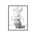 Picture of Hand Drawn Vase _GroupedProduct_Rectangle_Portrait_Canvas_Framed_