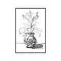 Picture of Hand Drawn Vase _GroupedProduct_Rectangle_Portrait_Canvas_Framed_