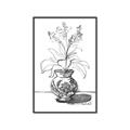 Picture of Hand Drawn Vase _GroupedProduct_Rectangle_Portrait_Canvas_Framed_
