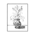 Picture of Hand Drawn Vase _GroupedProduct_Rectangle_Portrait_Canvas_Framed_