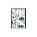 Picture of Dainty Bloom Gray I  _GroupedProduct_Rectangle_Portrait_Canvas_Framed_