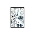 Picture of Dainty Bloom Gray I  _GroupedProduct_Rectangle_Portrait_Canvas_Framed_