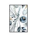 Picture of Dainty Bloom Gray I  _GroupedProduct_Rectangle_Portrait_Canvas_Framed_